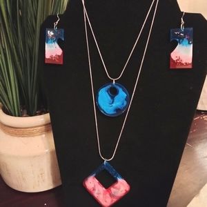 Earrings and Necklace Set